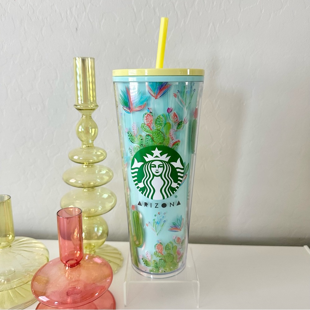 Starbucks Arizona Cactus Tumbler with Straw